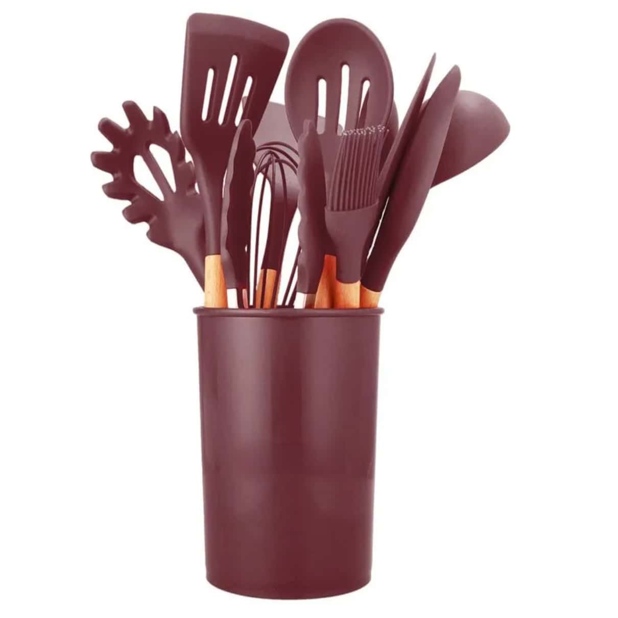 Set De 12 Utensilios De Cocina Silicona