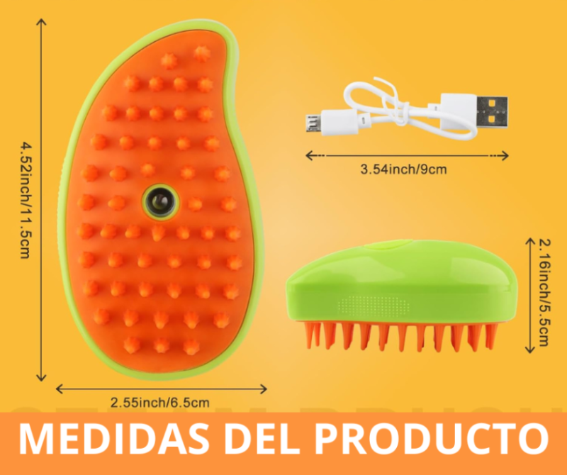Cepillo de Vapor para Mascotas