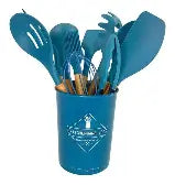 Set De 12 Utensilios De Cocina Silicona