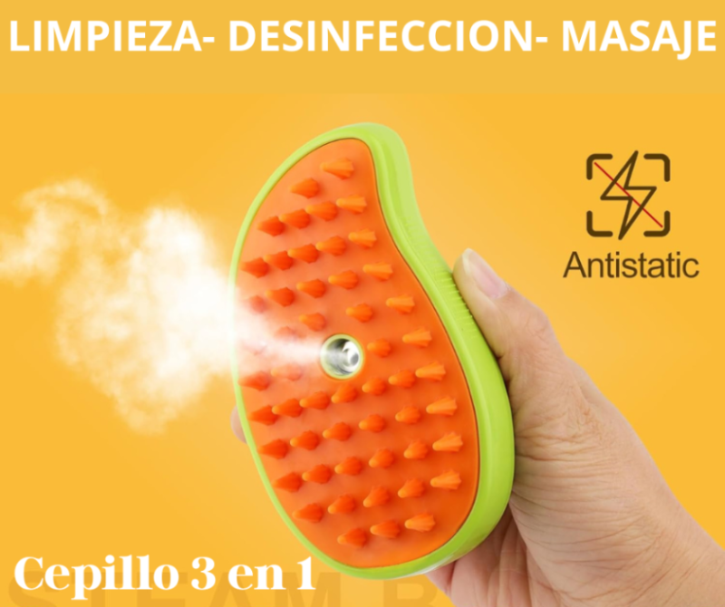 Cepillo de Vapor para Mascotas